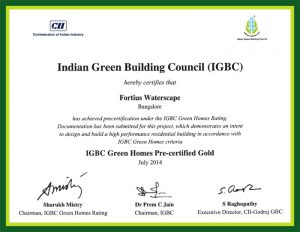 Fortius Waterscape IGBC Certification